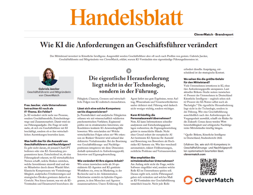 Wie KI die Anforderungen an Geschäftsführer verändert